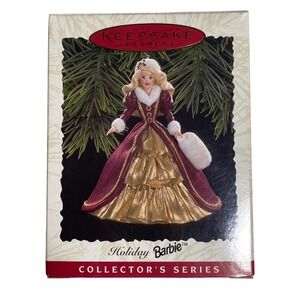 Hallmark Keepsake Holiday Barbie Collectors Series‎ Ornament New in Box